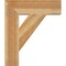 Ekena Millwork Traditional Block Rough Sawn Bracket, Western Red Cedar, 6"W x 24"D x 28"H BKT06X24X28TRA05RWR - alternate 2